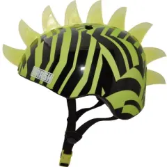 Krash! Dazzle LED Lighted Mohawk Youth Helmet - Green