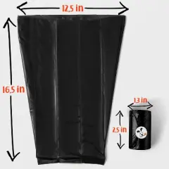 DogBuddy Dog Waste Bags, Refill Bags For Large Pooper Scooper