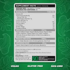 EHPlabs OxyGreens Super Greens Powder - Spirulina & Chlorella Superfood, Green Juice Powder & Greens Supplements, 30 Serves (Guava Paradise)