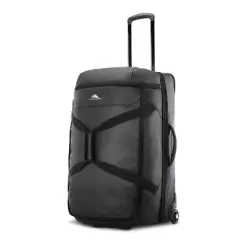High Sierra Wheeled Drop Bottom 70L Duffel Bag - Black Graphic Carton