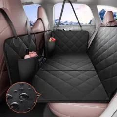 VEVOR Back Seat Extender for Dogs,Dog Hammock for Car Back seat, Dog Car Seat Cover with Hard Bottom Dog Car Seat Bed 53"x24.8" ,Supports 350lb