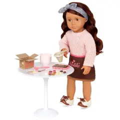 Our Generation Coco Posable 18" Baking Doll & Storybook