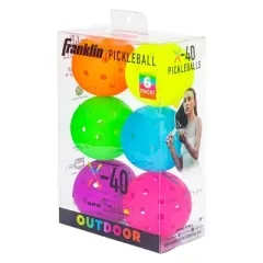 Franklin Sports X40 Outdoor Balls - 6pk