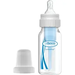 Dr. Brown's Natural Flow Anti-Colic Baby Bottle - Blue - 4oz/3pk