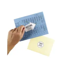 Avery Removable Multi-Use Labels 8 1/2 x 11 White 25/Pack 6465