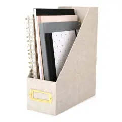 Sugar Paper Essentials Magazine File Holder Flax