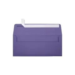 LUX 80lb 4 1/8"x9 1/2" Square Flap #10 Envelopes W/Peel&Press Wisteria Purple 500/BX LUX-4860-106500