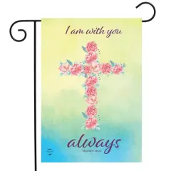 Briarwood Lane Spring Garden Flag 12x18 For Outdoor With You Always Cross For Spring Garden Flag Flags For Outside