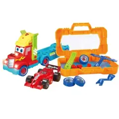 Link Ready! Set! Play! Take-A Part Carrier Tool Box With Racing Car, Lights & Sounds