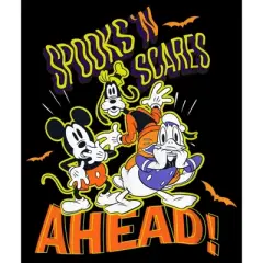 Boy's Mickey & Friends Spooks and Scares Ahead T-Shirt