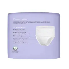 Rael Organic Cotton Overnight Period Underwear - Unscented - L/XL - 8ct