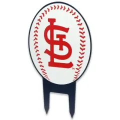 MLB St. Louis Cardinals Baseball Metal Yard Stake