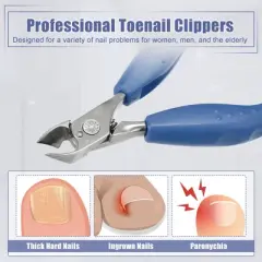 Unique Bargains Stainless Steel Professional Nail Clippers 1 Pc