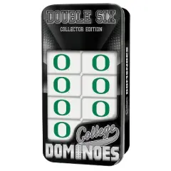 MasterPieces Officially Licensed NCAA Oregon Ducks 28 Piece Dominoes Game for Adults