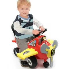 Kiddieland Disney Mickey Mouse Clubhouse Plane Light and Sound Activity Ride-On