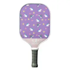 Dink N' Dilly 15'' That Magic Spark Single Paddle Oval Shape Pickleball Paddle