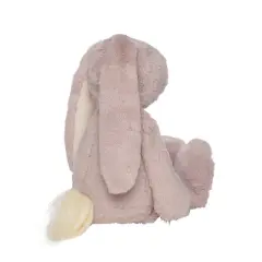 Manhattan Toy Ivy the Mauve & Light Beige Snuggle Bunnies 12" Stuffed Animal with Embroidered Accents