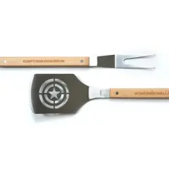 Seven20 Marvel&rsquo;s Captain America 3-Piece Outdoor BBQ Grill Utensil Set