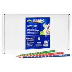Prang Groove Colored Pencils, Assorted Colors, Set of 144