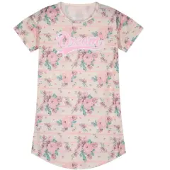 Sleep On It Girls Floral Dreams Pajama Sleep Shirt With Matching Sleep Mask