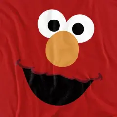 Men's Sesame Street Elmo Face T-Shirt