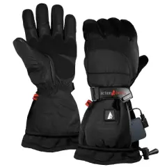 ActionHeat 5V Battery Heated Men's Snow Glove - Black L