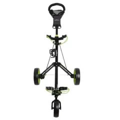 Caddymatic Golf Pro Lite 3 Wheel Golf Cart Black/Green