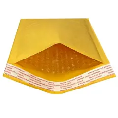 UOFFICE Pack of 2000 Bulk Kraft Bubble Mailers 6.5"x10"- #0 Self-Sealing Padded Bags