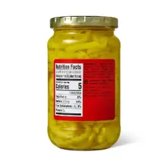 Hot Sliced Banana Peppers - 12oz - Market Pantry&trade;