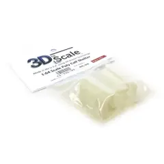 3D to Scale 1/64 2 Pack of 3D Printed White Plastic Calf Shelters 64-335-WT