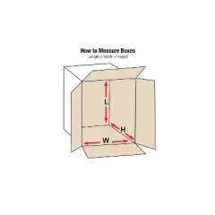 Box Partners Corrugated Boxes 10" x 8" x 6" White 25/Bundle 1086W
