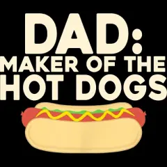 Men's Design By Humans Dad Maker Of The Hotdogs By MeowShop Tank Top