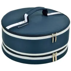 Picnic at Ascot Pie and Cake Carrier 12" Diameter - Rigid No Sag - Sides, Top, Bottom
