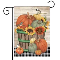 Briarwood Lane Fall Garden Flag 12x18 For Outdoor Bountiful Bushel For Fall Garden Flag Flags For Outside