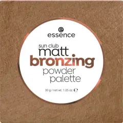 ESSENCE Sun Club Matt Bronzing Powder Palette - 10 Better Than Vacation Tan - 1.05oz
