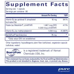 Pure Encapsulations MethylAssist 90's - B Vitamin Complex - Methylation Support* - Heart Health & Brain Health - Non-GMO & Gluten Free - 90 Capsules