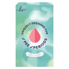 Liv by Kotex Period & Pee Daily Panty Liners - Regular Length - 50ct