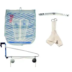 OTC Over Door Cervical Traction Kit, Neck Disk Relief, Complete Set, White