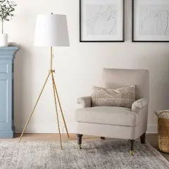 (Set of 2) 24" x 24" Sketch Art Print Black/White - Threshold&trade; designed with Studio McGee