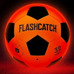 FlashCatch Light Up Soccer- Glow in the Dark Soccer- Sports Gear Accessories Gifts for Boys Ages 8-15 Year Old