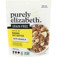 Purely Elizabeth Banana Nut Butter Keto Granola - Case of 6 - 8 oz