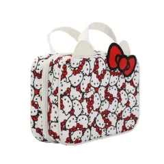 Hello Kitty Foldable Hanging Toiletry Travel Bag Cosmetic Case With 3D Bow