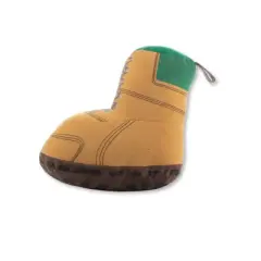 Pet Shop by Fringe Studio Brown/Green Plush Watch Your Step Dog Toy 1 pk