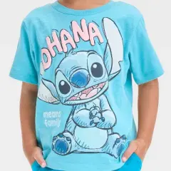 Toddler Boys' Stitch Short Sleeve Graphic T-Shirt - Blue