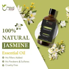 Natural Way Jasmine Essential Oil | Premium Grade Essential Oils for Hair Care, Oil for Skin, Aromatherapy, & Diffuser | 4 Fl Oz (120 mL)