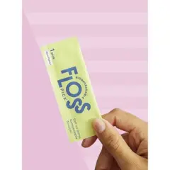 SmartLifeco Individually Wrapped Floss Picks | 50 Pack | Mint Flavored | Biodegradable Plant Based Dental Picks | Smart Life Co