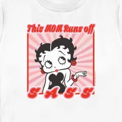 Women's Betty Boop This Mom Runs Off Sass T-Shirt