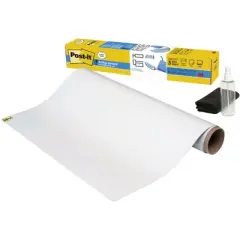 Post-it Super Sticky Dry Erase Surface, 4 x 8 Feet, White