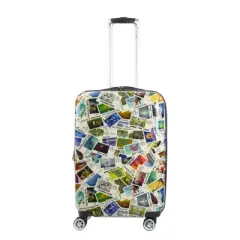 DISNEY Ful  Disney 100 Years Stamps ABS Hard-sided Spinner 26" Luggage