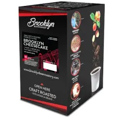Brooklyn Beans Brooklyn Flavored Cheesecake Coffee Pods, 2.0 Keurig, 40 Count